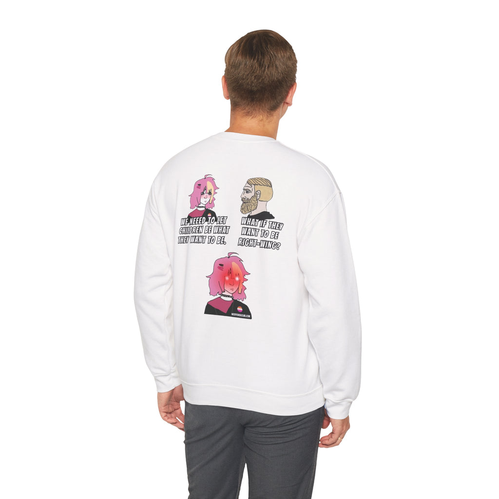 Anime Comic Panel Conversation Crewneck Sweatshirt | Conversation Graphic Sweatshirt