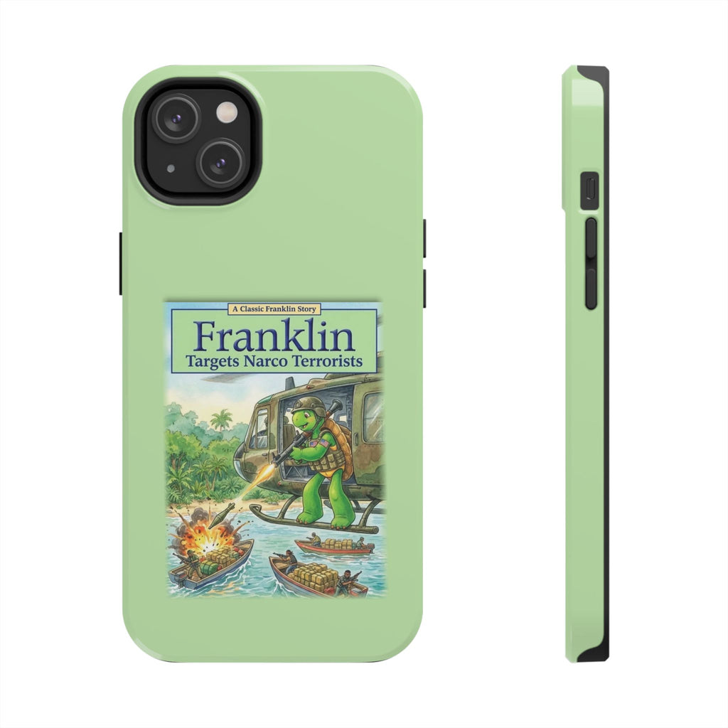 Franklin Targets Narco Terrorists Phone Case | Retro Turtle Graphic iPhone & Samsung Cover