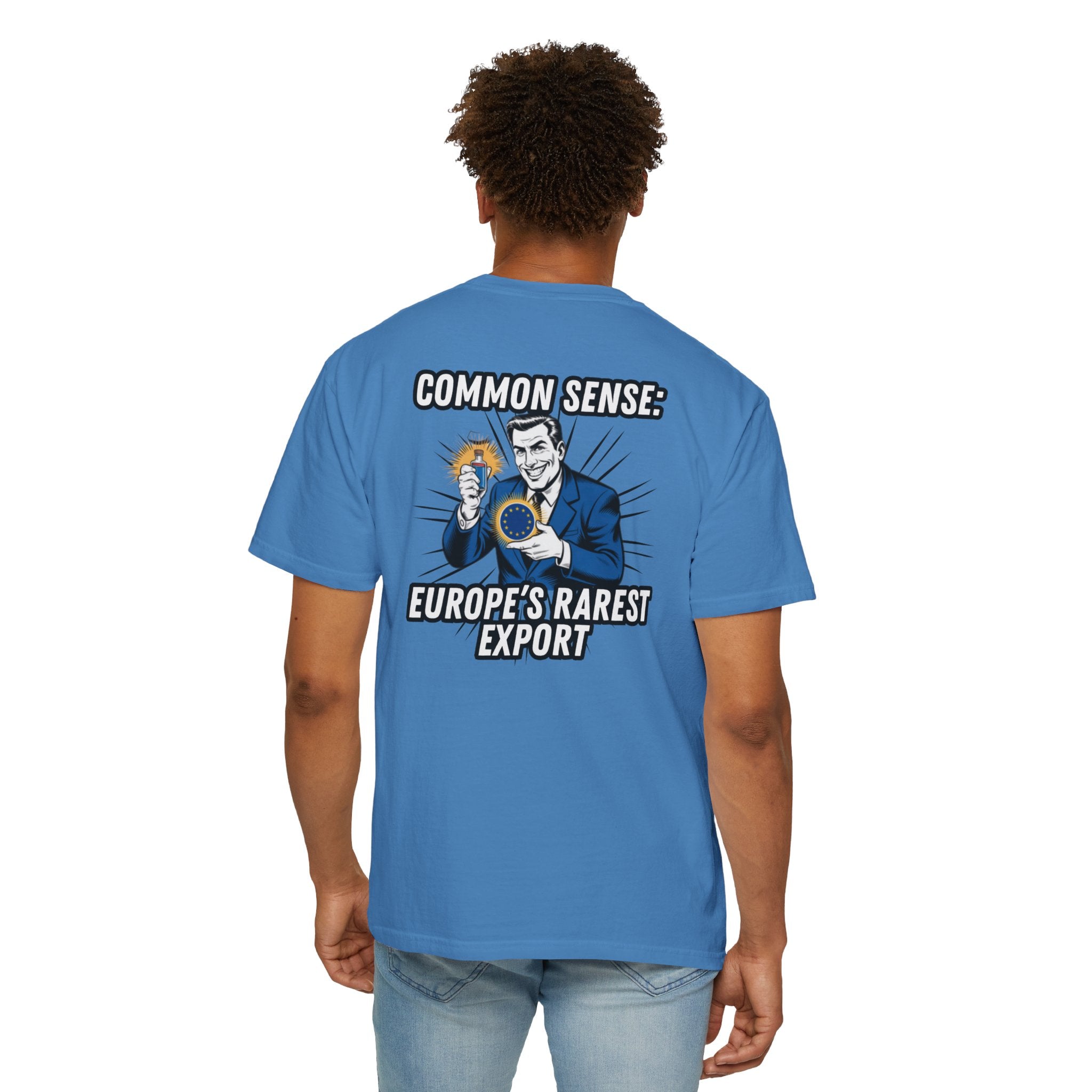 Common Sense Europe s Rarest Export T-shirt | Retro Political Satire Tee