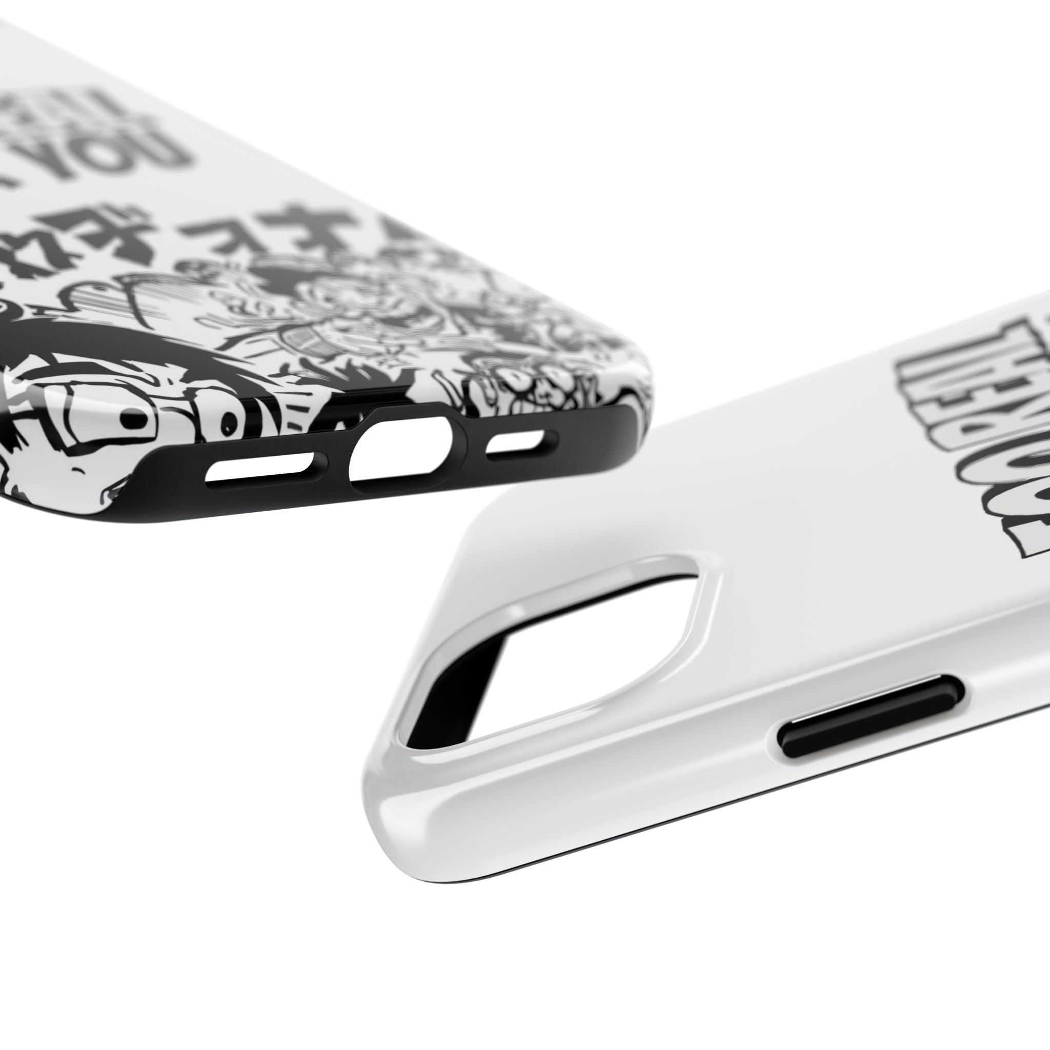 Too Real For You graphic phone case | Manga comic black white iPhone case